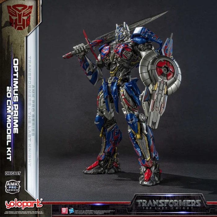 Transformers The Last Knight M5 Optimus Prime Model Kit AMK PRO Series By Yolopark