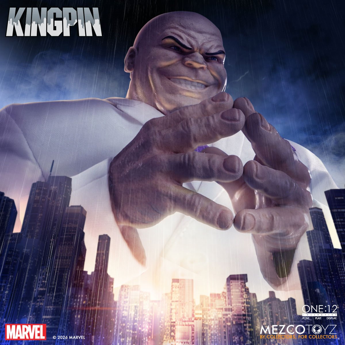 Kingpin One:12 Collective Action Figure By Mezco