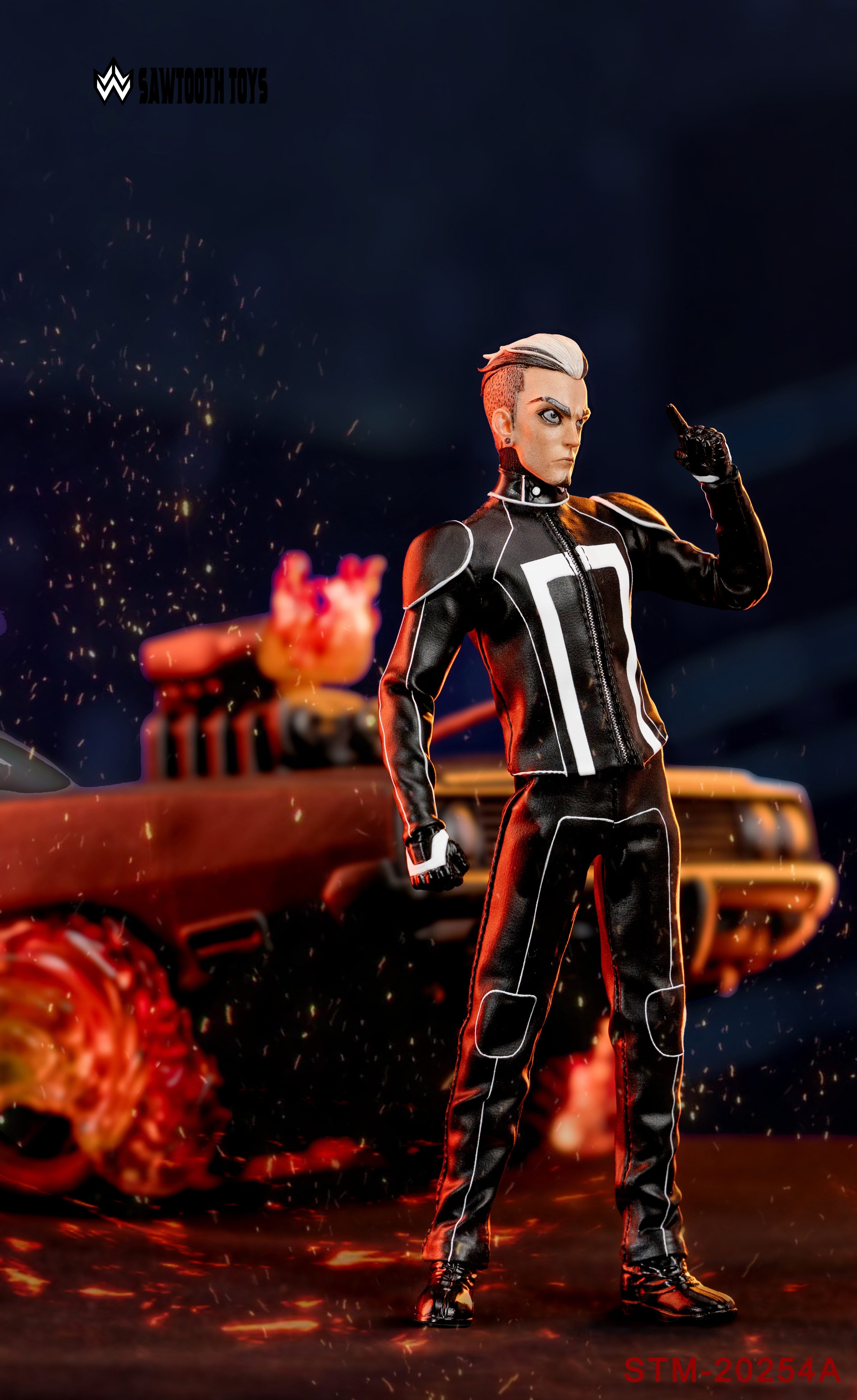 SAWTOOTH 1/12 STM-20254A Flame Rider C Edition
