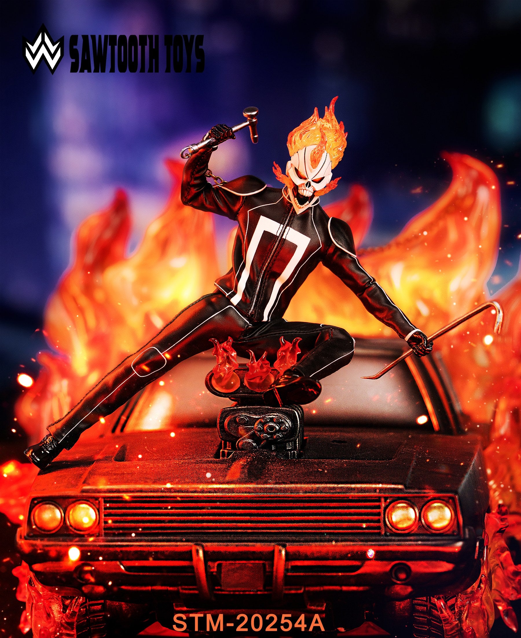 SAWTOOTH 1/12 STM-20254A Flame Rider C Edition