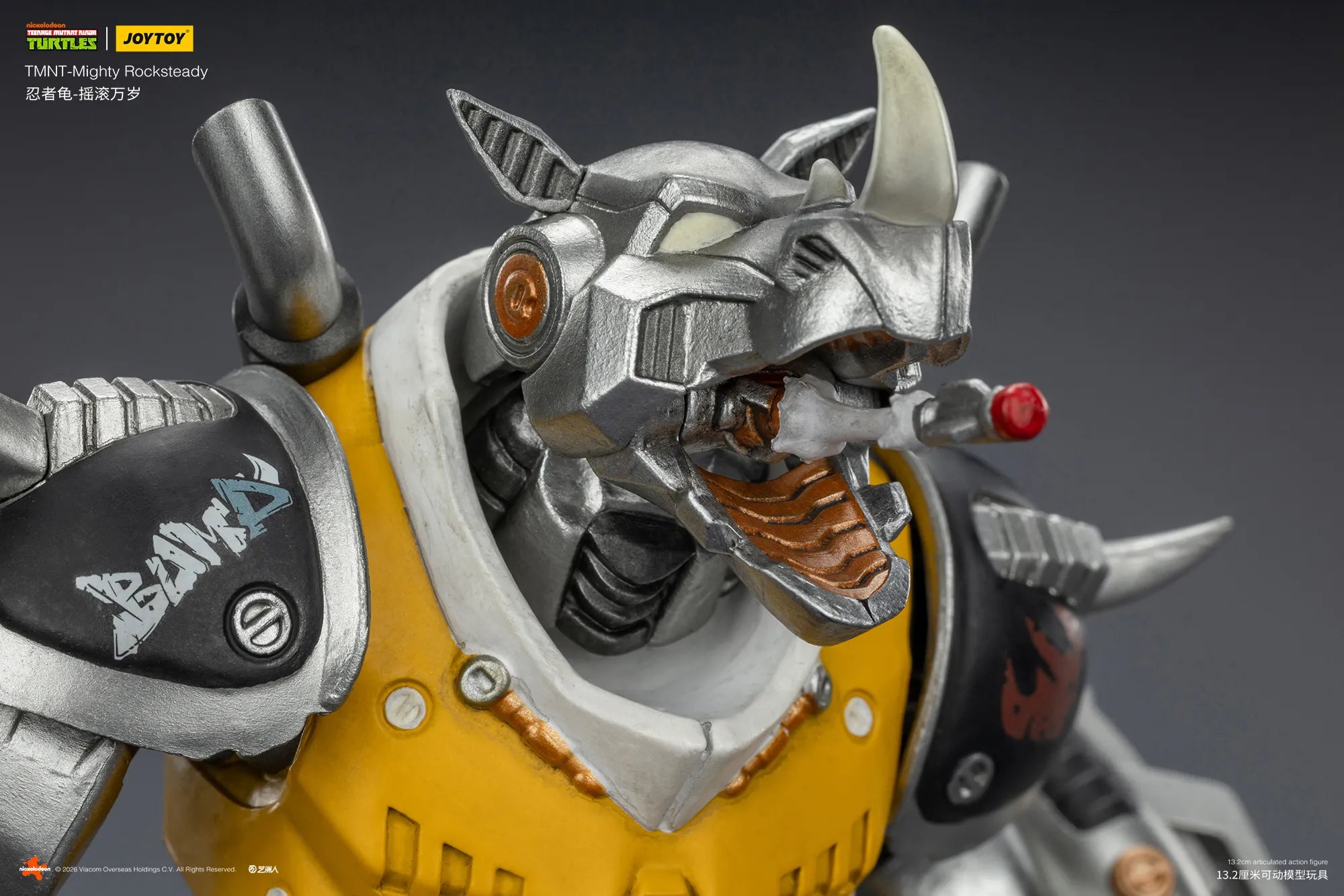 TMNT Mighty Rocksteady Action Figure By Joytoy
