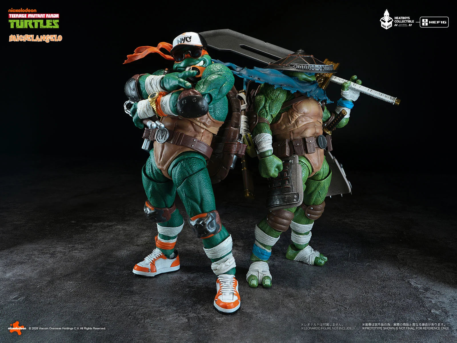 HB0105 HEFIG TMNT Michelangelo Action Figure Bonus Edition By Heatboys