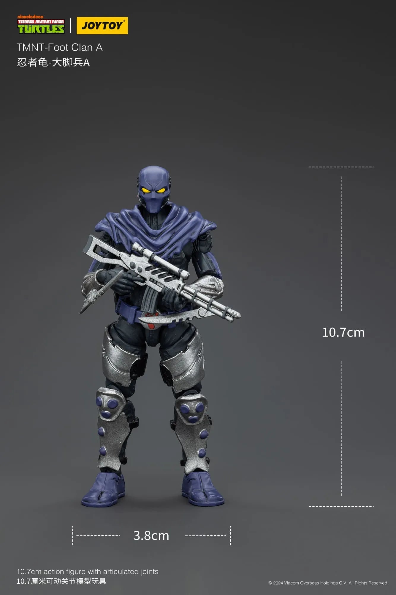 TMNT Foot Clan A Action Figure By Joytoy