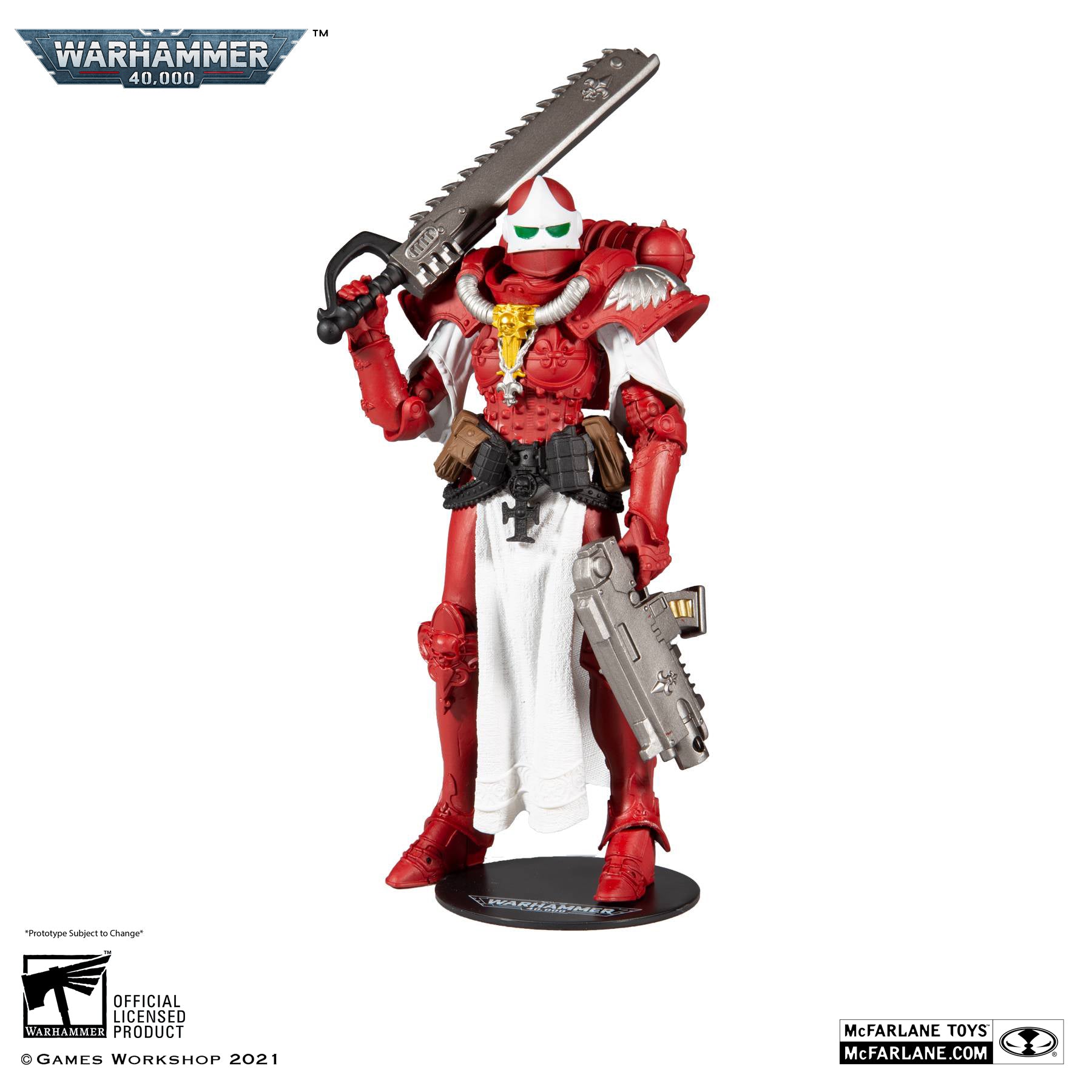 Warhammer 40K Adepta Sororitas Battle Sister (Order Of The Bloody Rose) Action Figure