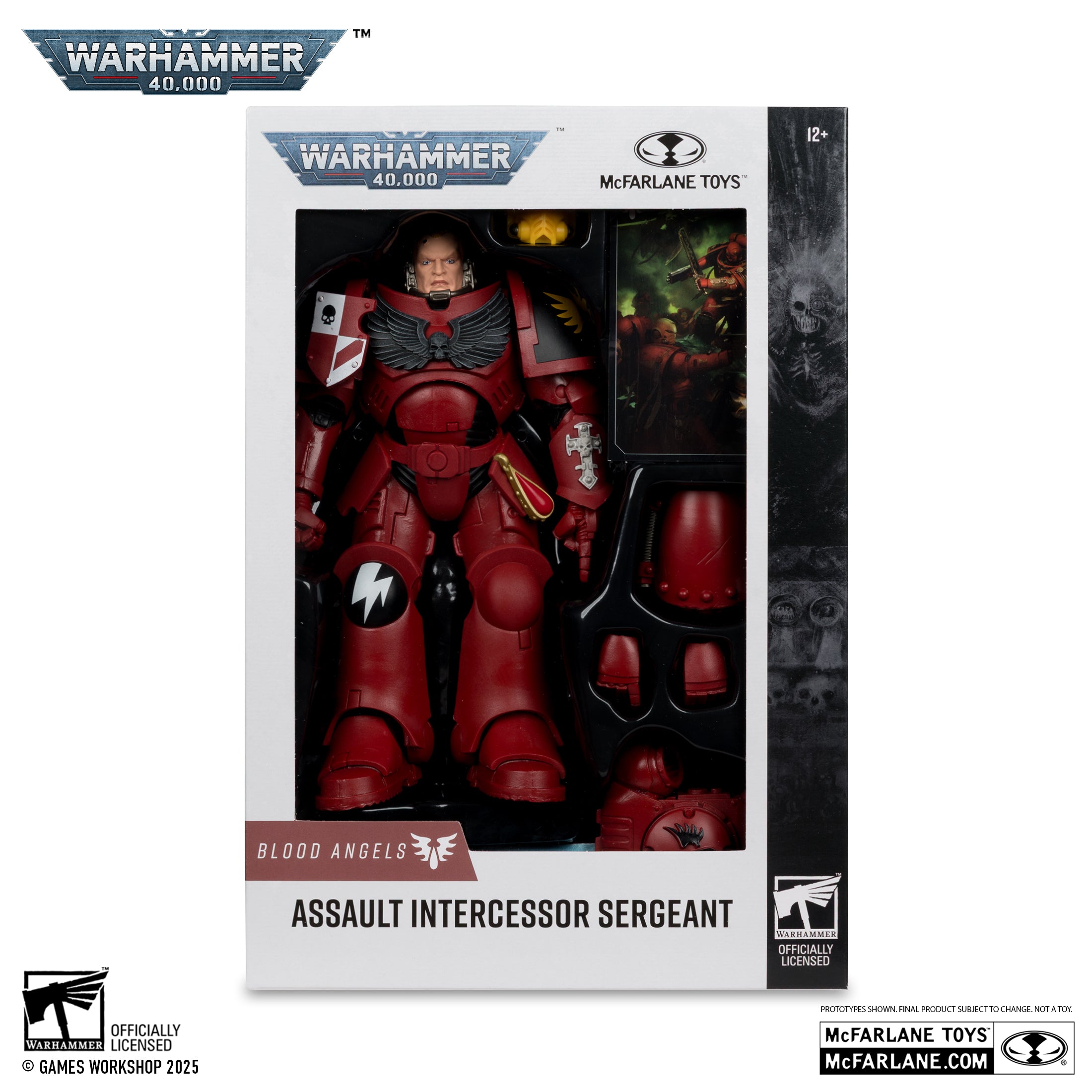 Warhammer 40,000 Blood Angel Assault Intercessor Sergeant By Mcfarlane