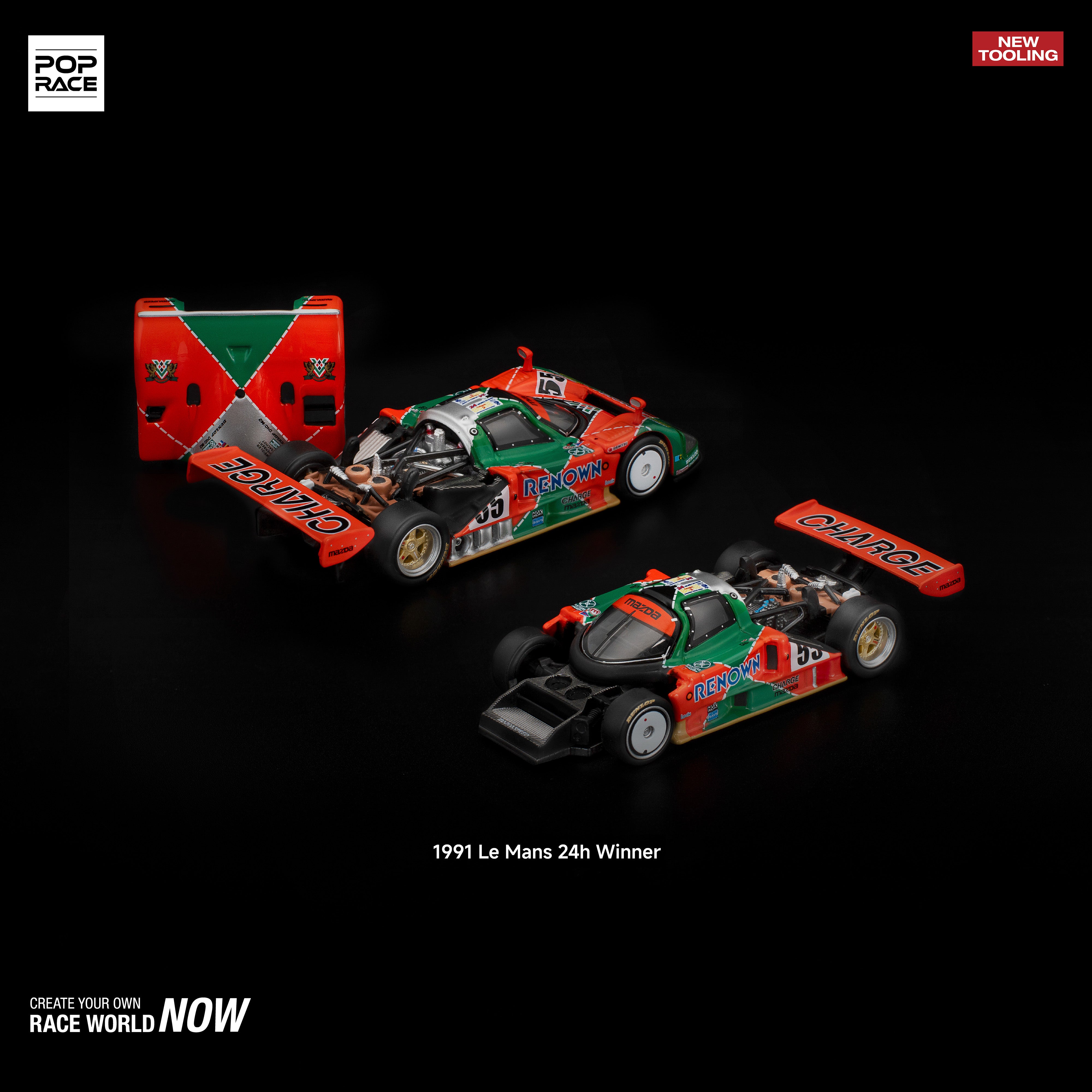 Mazda 787B 1991 Le Mans 24h winner PR640301 by Pop Race