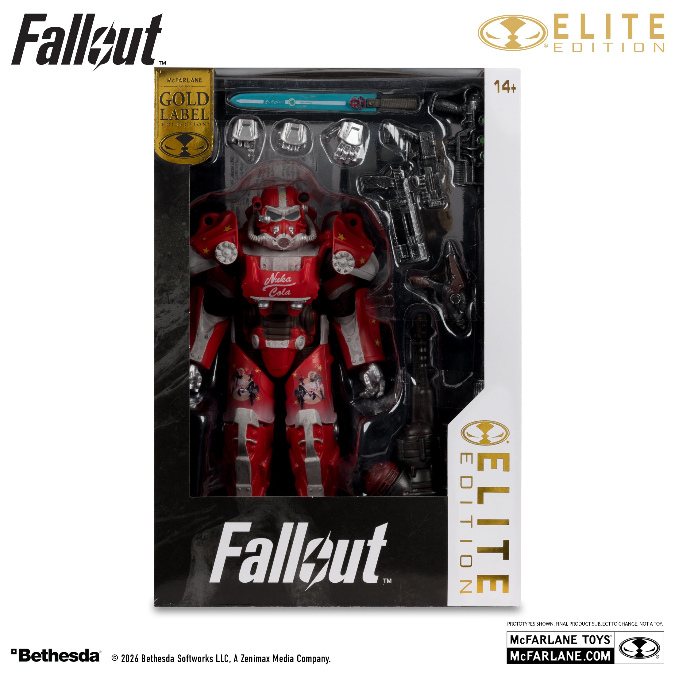 Nuka Cola T-60 (McFarlane Elite Edition #8) Gold Label