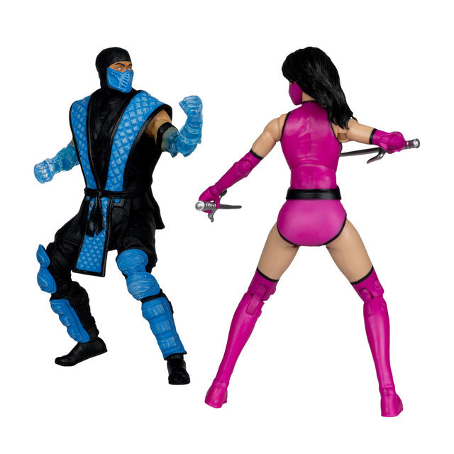 Sub-Zero vs Mileena (Mortal Kombat Klassic) Deluxe 2-Pack Action Figure
