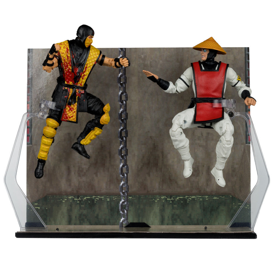 Scorpion vs Raiden (Mortal Kombat Klassic) 2-Pack Action Figures