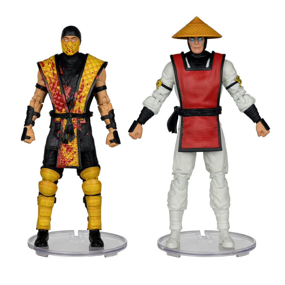 Scorpion vs Raiden (Mortal Kombat Klassic) 2-Pack Action Figures