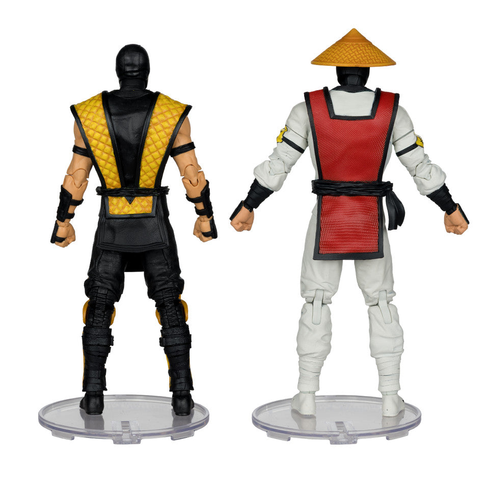 Scorpion vs Raiden (Mortal Kombat Klassic) 2-Pack Action Figures