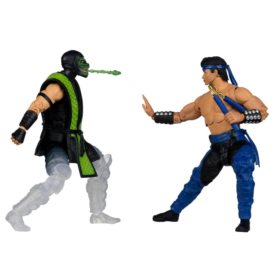 Liu Kang vs Reptile (Mortal Kombat Klassic) Deluxe 2-Pack Action Figure