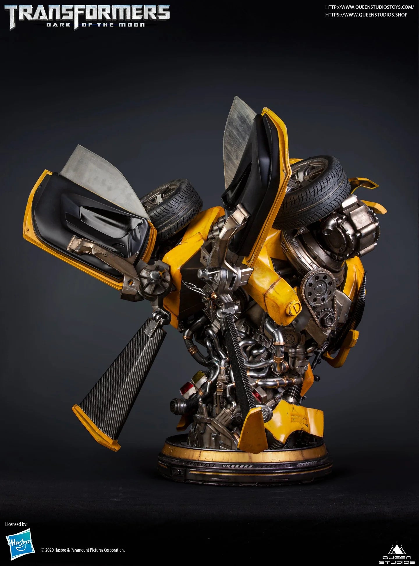 Queen Studios Human Size DOTM Transformer Bumblebee Bust