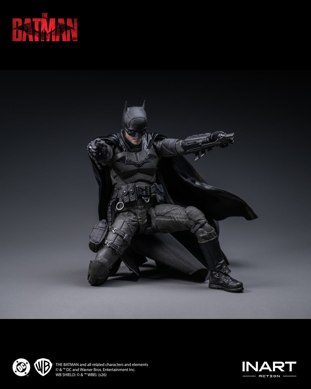 [Pre-Order Deposit] The Batman - Batman Action Figure 1/12 Scale Figure by Inart Action