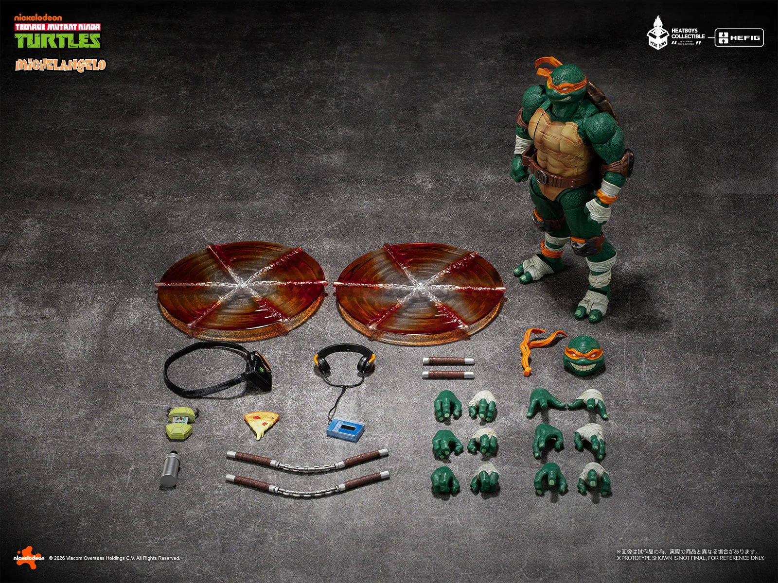 HB0105 HEATFIG Teenage Mutant Ninja Turtles Michelangelo Standard Edition By Heatboys