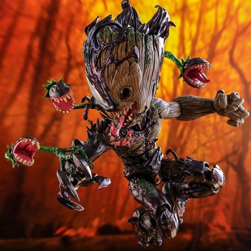 Venomized Groot Sixth Scale Figure By Hot Toys