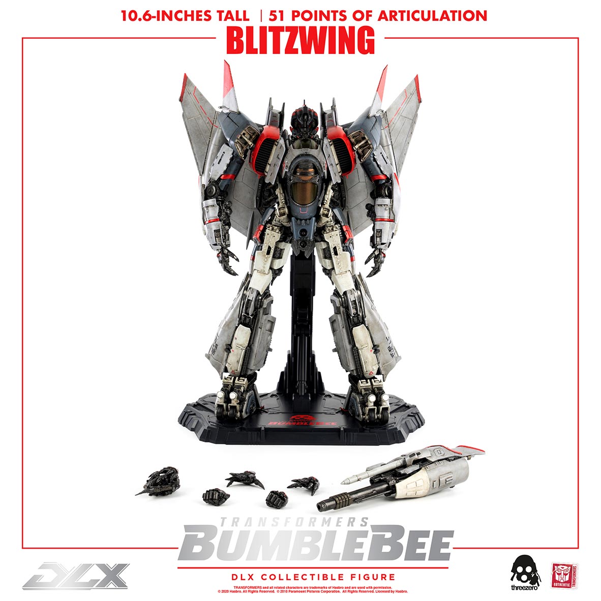 Transformers Bumblebee DLX Blitzwing By Threezero