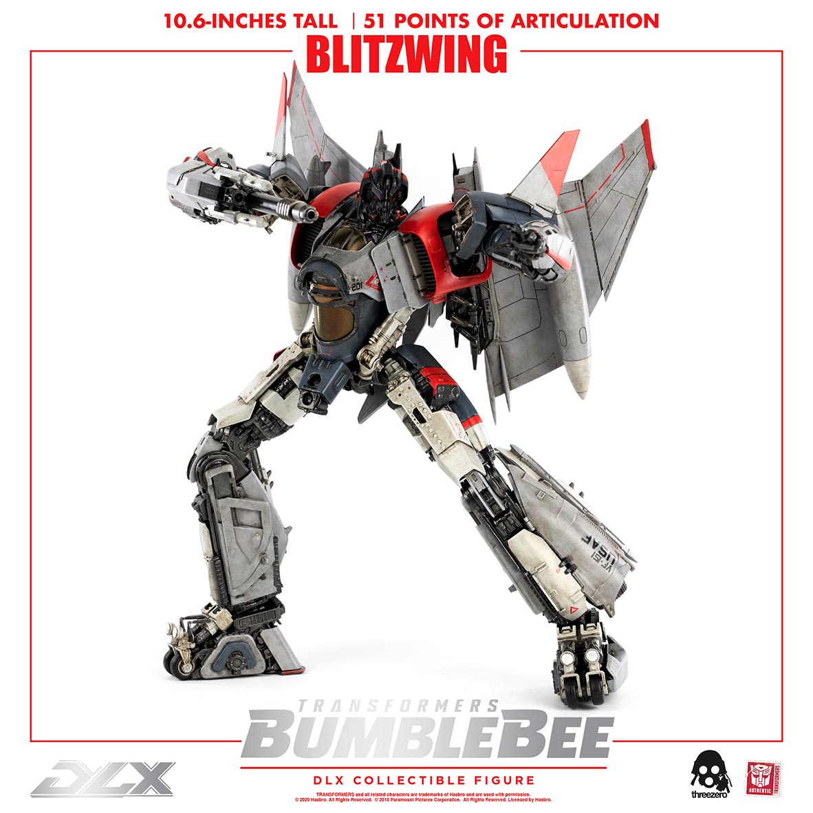 Transformers Bumblebee DLX Blitzwing By Threezero