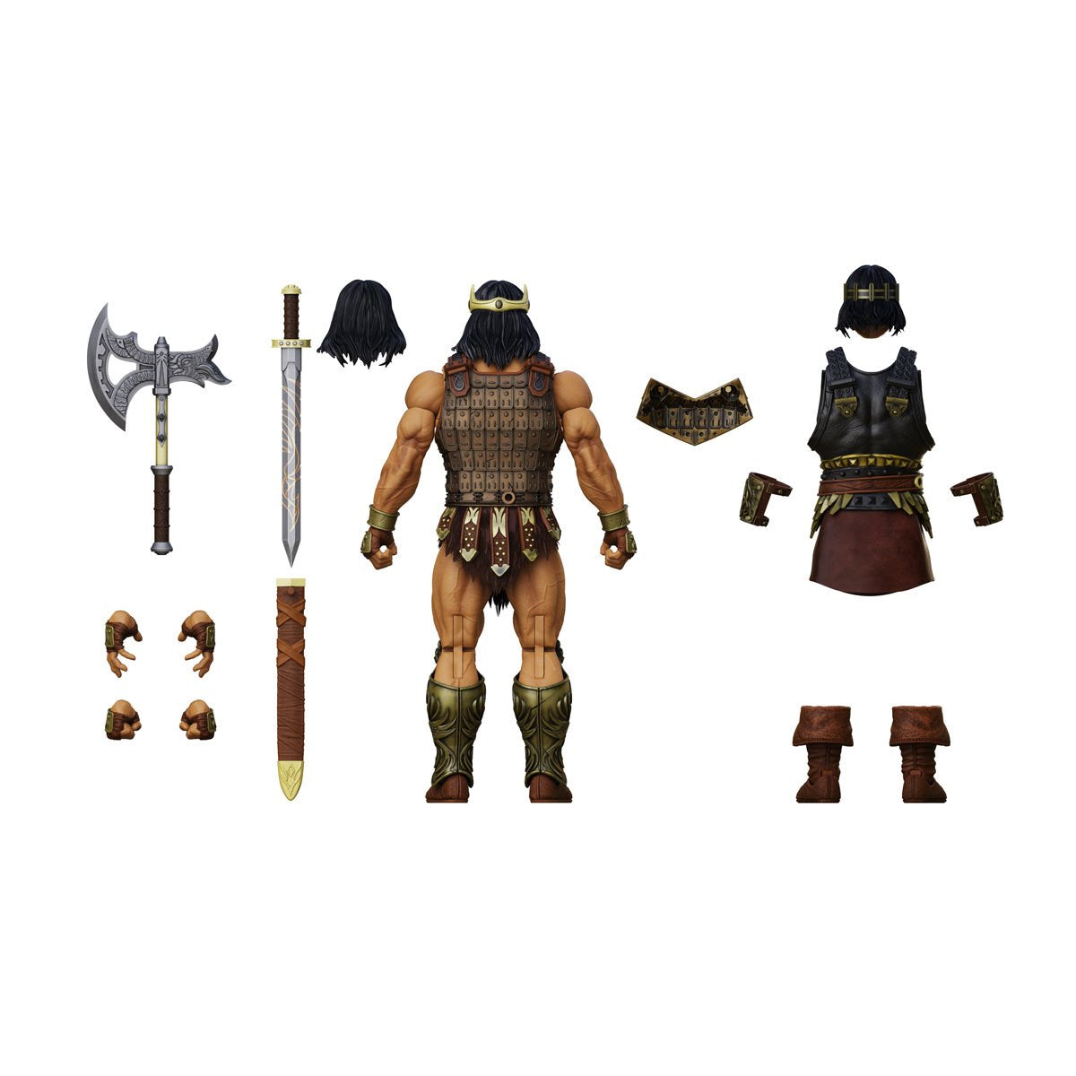 King Conan: Ruler of Aquilonia Epic H.A.C.K.S Action Figure By Boss Fight Studio