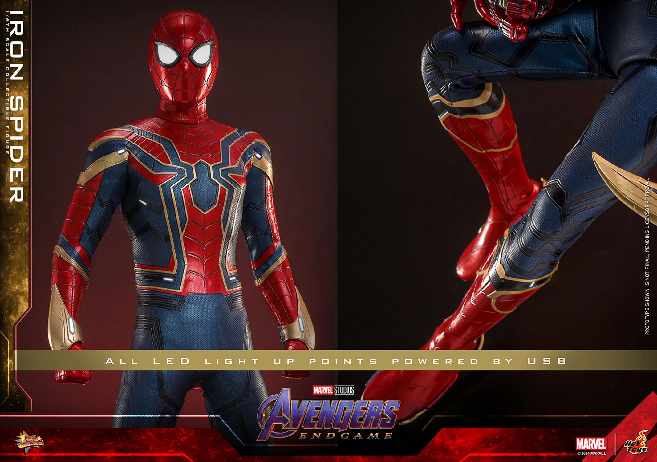 Iron Spider Sixth Scale Collectible Figure (MMS761) by Hot Toys Iron Spider Sixth Scale Collectible Figure (MMS761) by Hot Toys