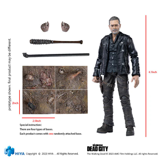 The Walking Dead Dead City Exquisite Negan Action Figure