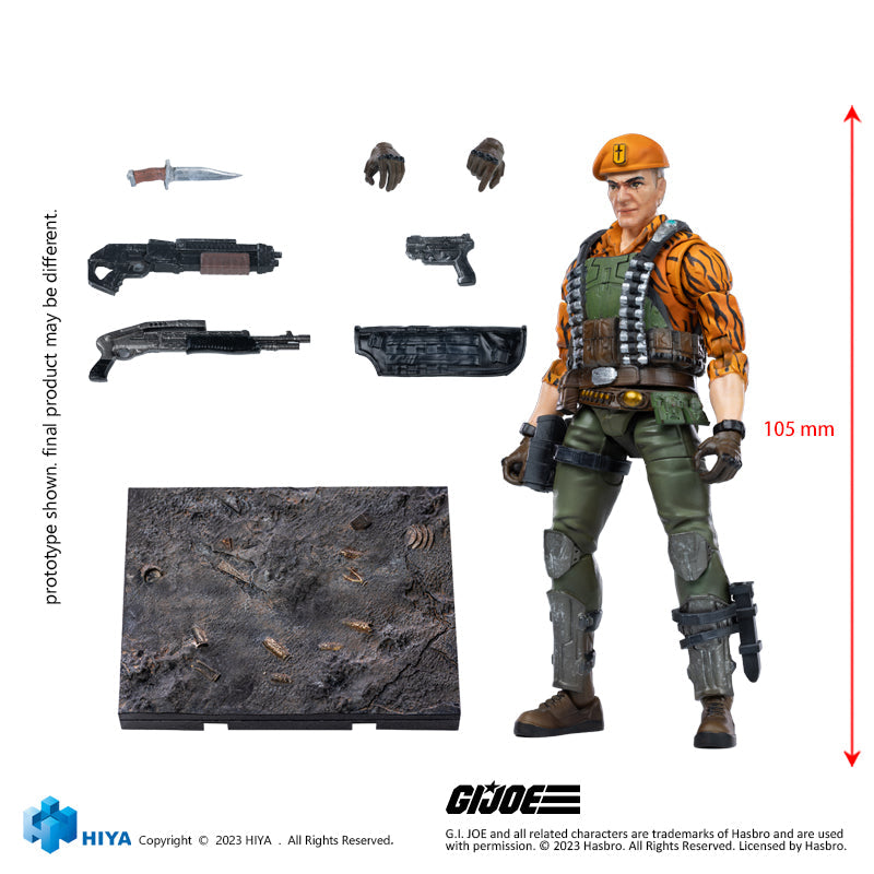 HIYA Exquisite Mini Series 1/18 Scale G.I.Joe Flint Tiger Force Ver. Action Figure