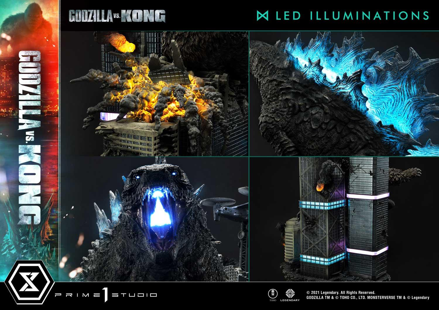 Godzilla vs Kong Final Battle Statue by Prime1 Studio