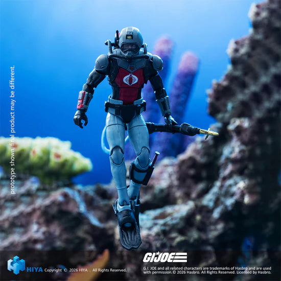 HIYA Exquisite Mini Series 1/18 Scale  G.I.Joe Cobra Eel Action Figure