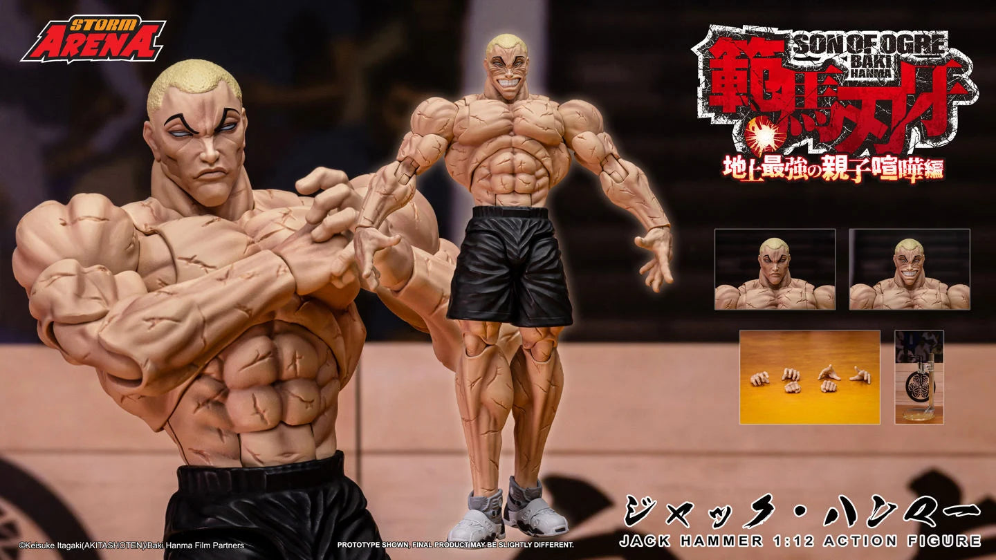 Baki Hanma Son of Ogre Jack Hammer By Storm Collectibles
