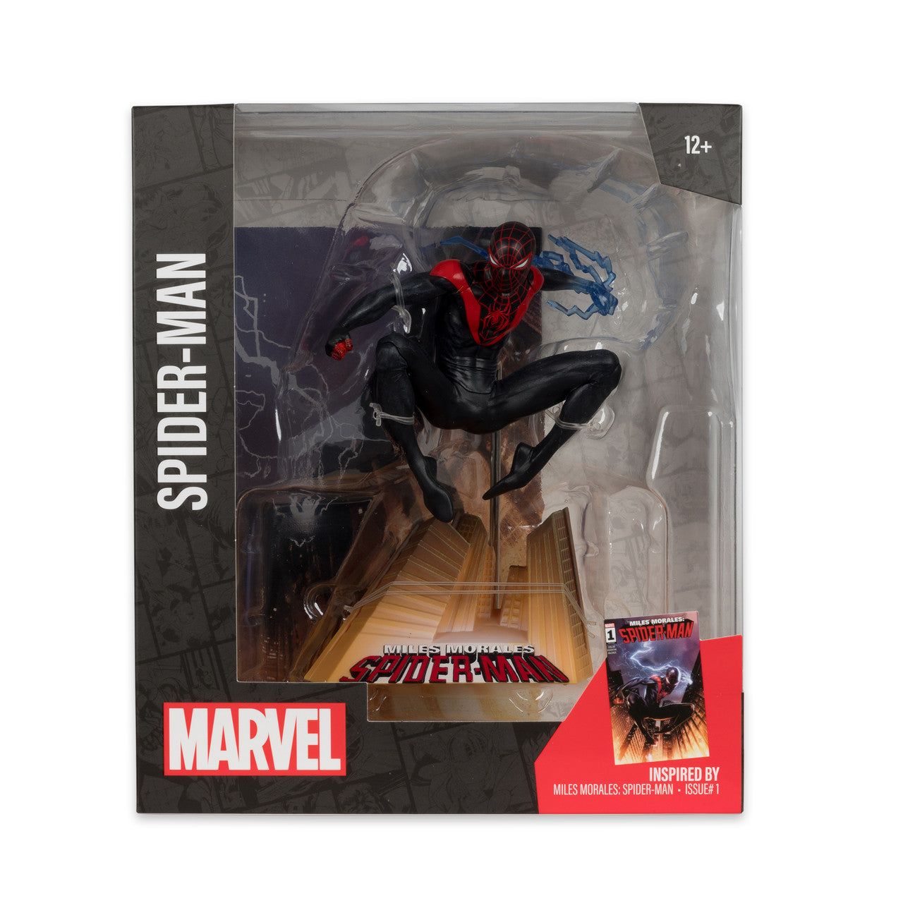Spider-Man (Miles Morales: Spider-Man #1) 1:10th Figure w/Scene by McFarlane