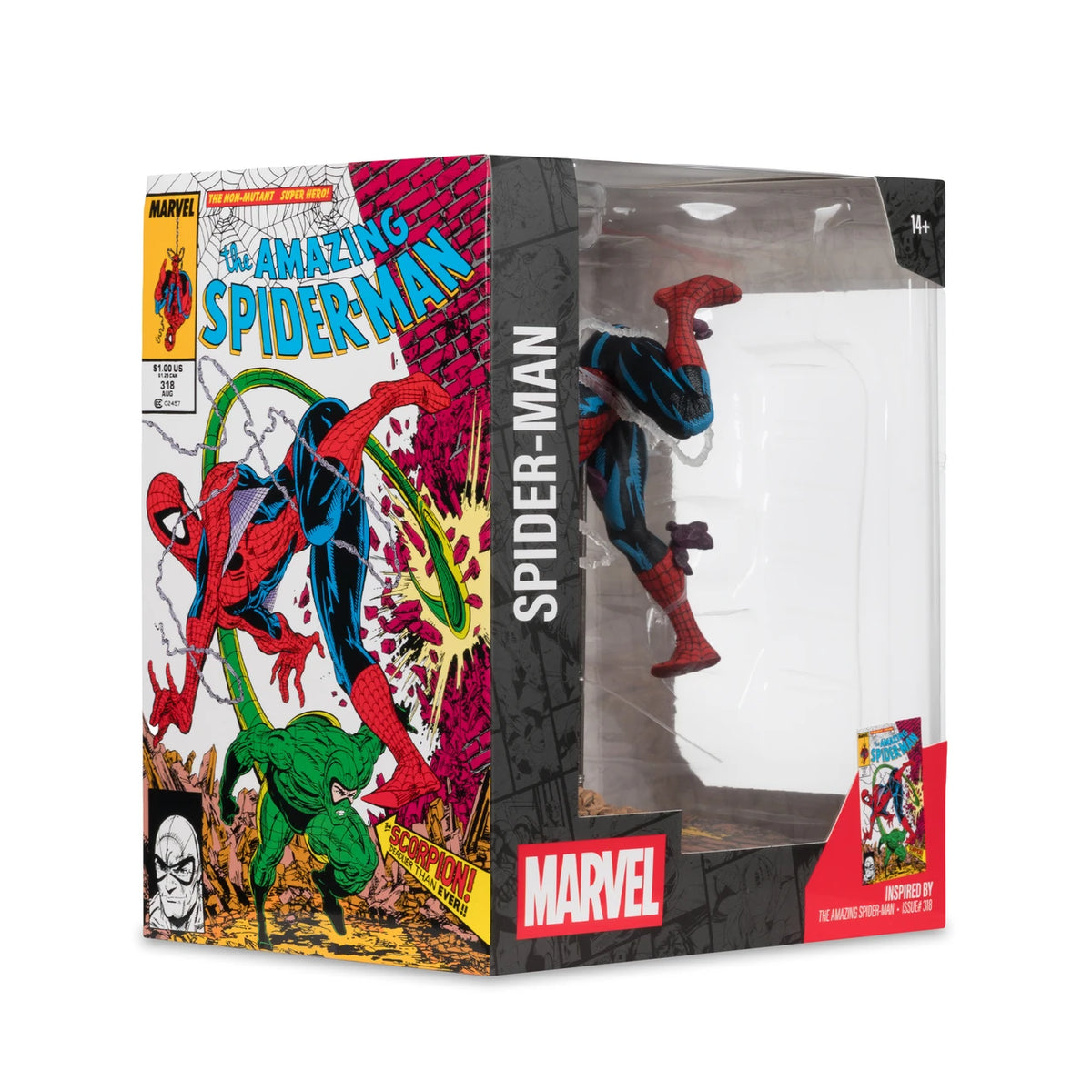 Spider-Man (Amazing Spider-Man #318) 1:10th Scale Collectible Figure w/Scene
