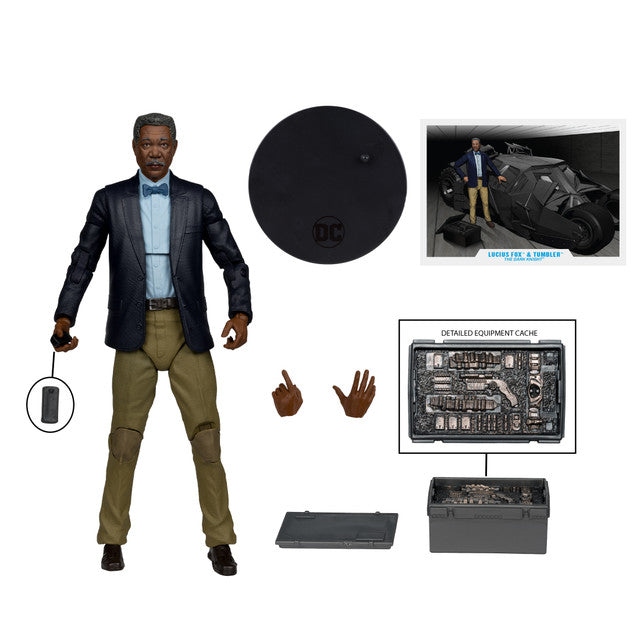 Lucius Fox & Tumbler (The Dark Knight) Gold Label Vehicle