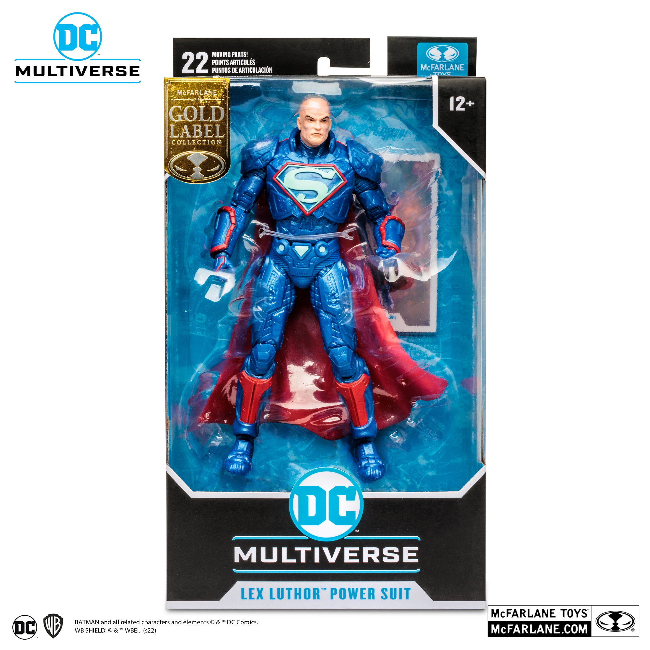 LEX LUTHOR POWER SUIT (GOLD LABEL) BY MC FARLANE