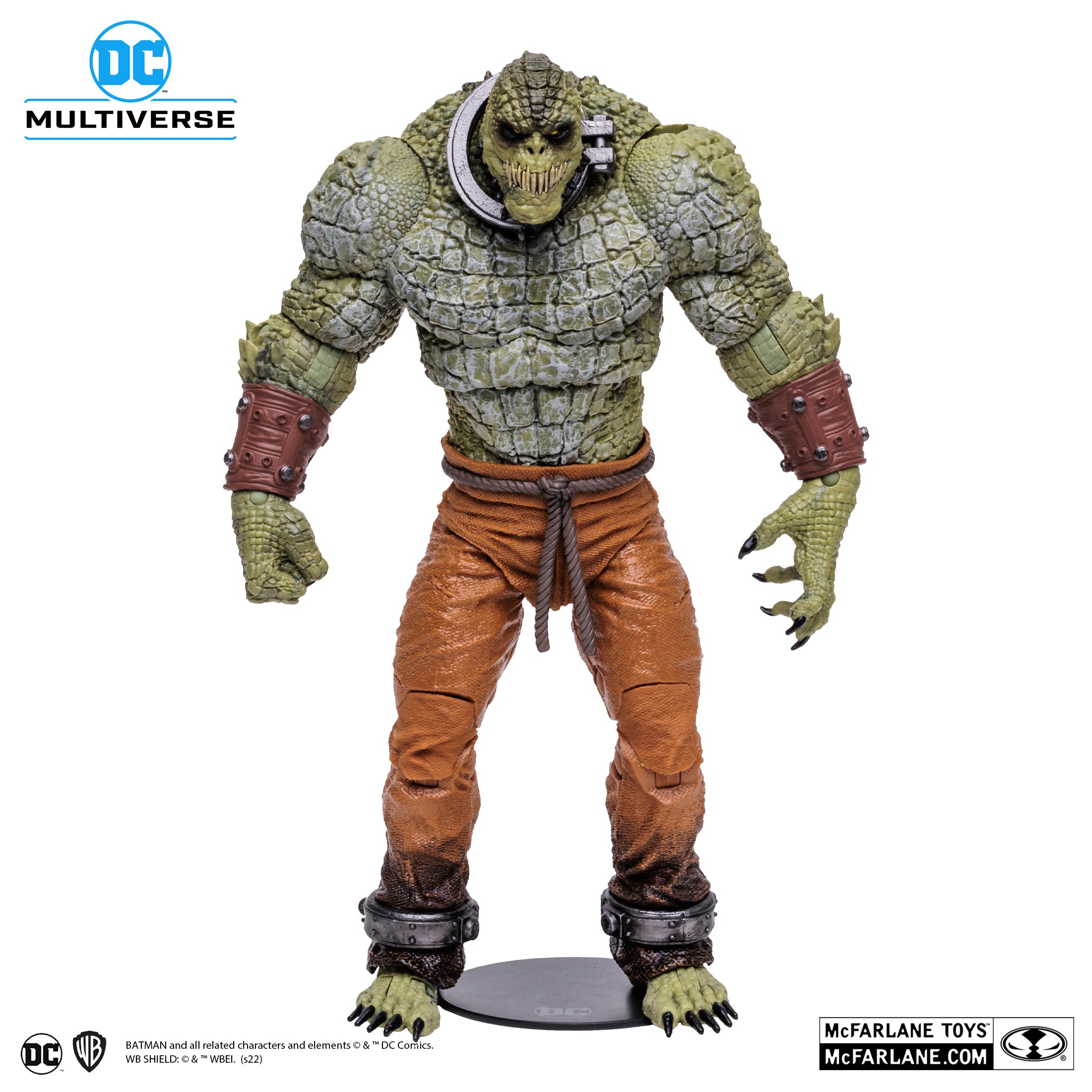 Arkham Asylum DC Multiverse Killer Croc Mega By McFarlane