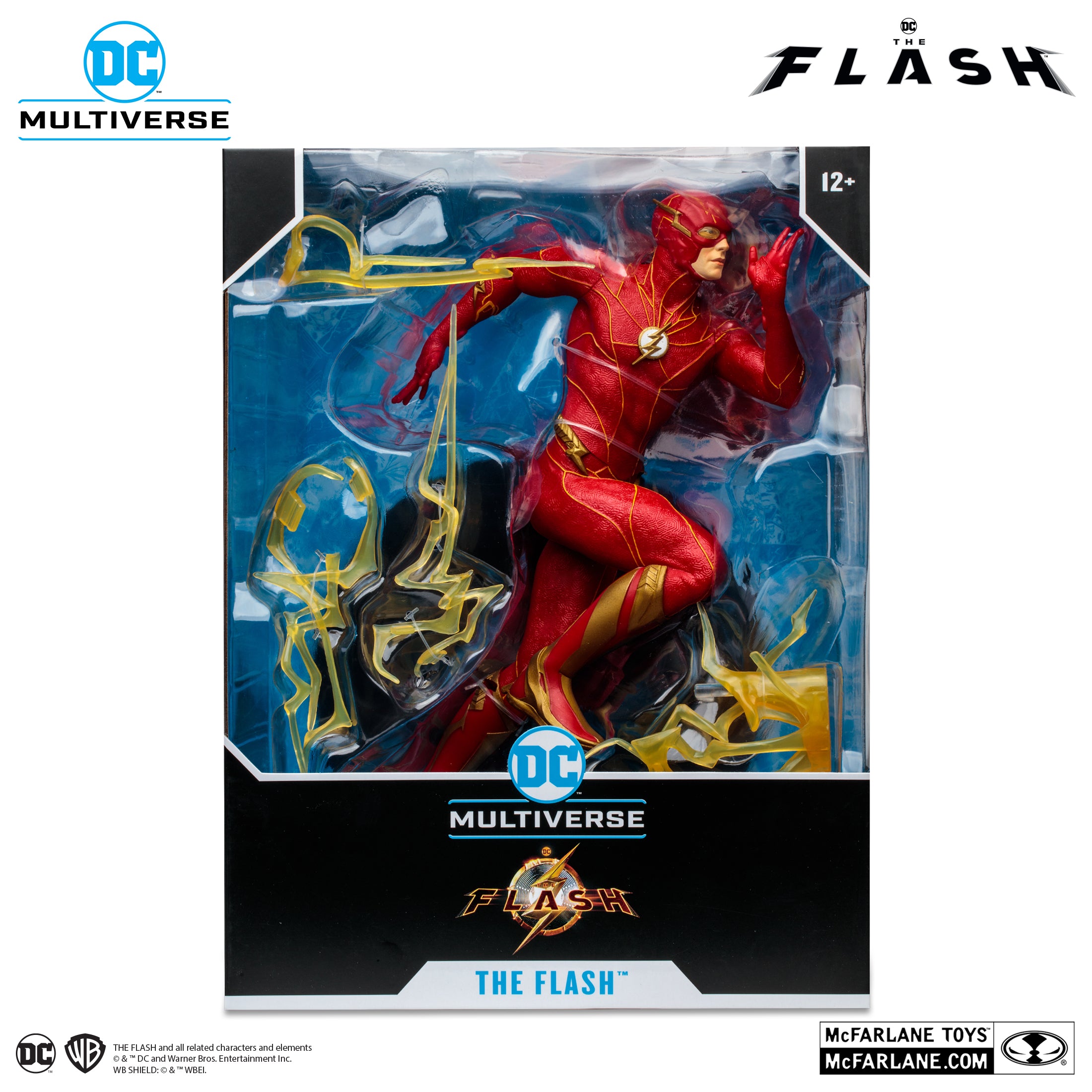 The Flash Movie 12' Statue By Mc Ferlane