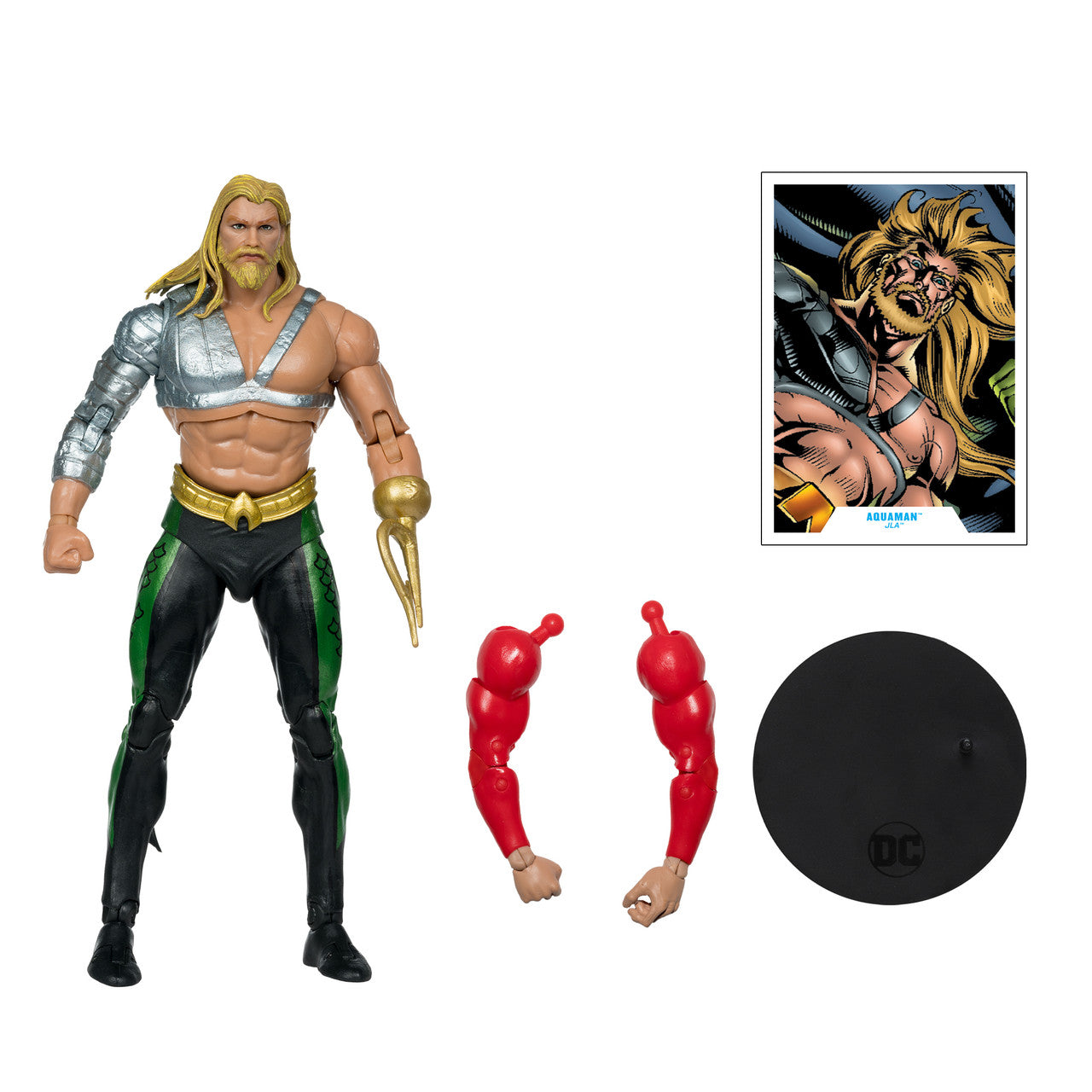 Aquaman (JLA) 7" Build-A-Figure BY MCFARLANE