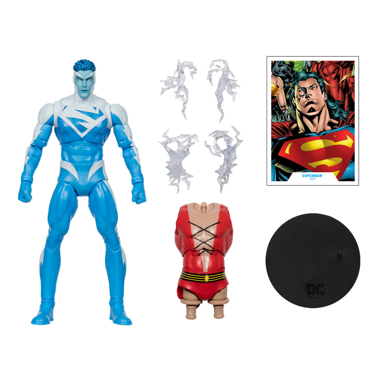 Superman (JLA) 7" Build-A-Figure BY MCFARLANE