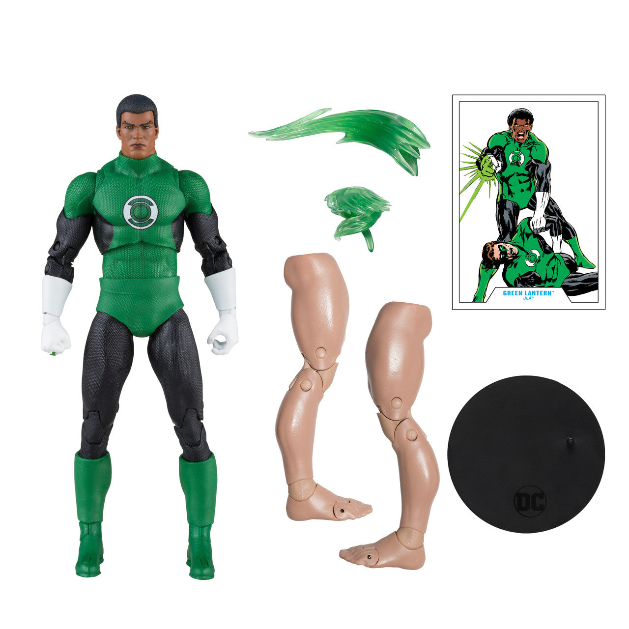 Green Lantern (JLA) 7" Build-A-Figure BY MCFARLANE