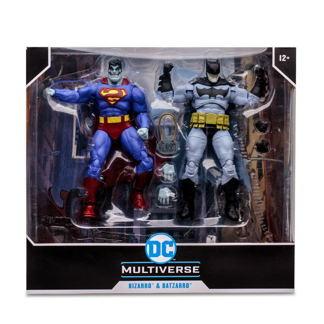 Bizarro & Batzarro (DC Multiverse) 2-Pack 7" Figures