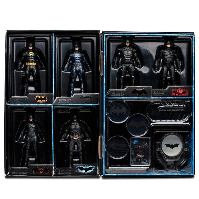 Batman The Ultimate Movie Collection (WB 100 DC Multiverse) 6-Pack 7" Figures