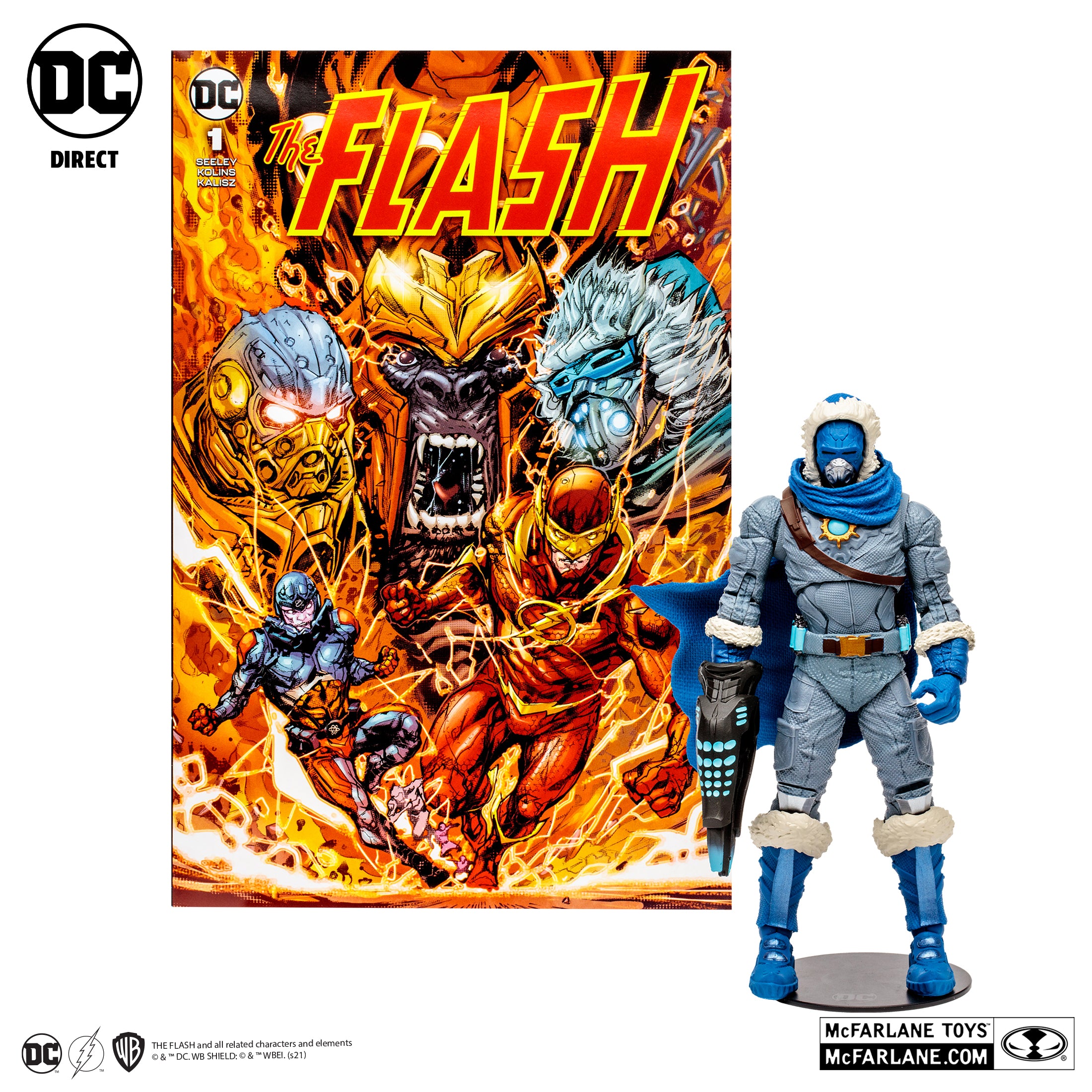 Captain Cold (DC Page Punchers) Figure By McFarlane