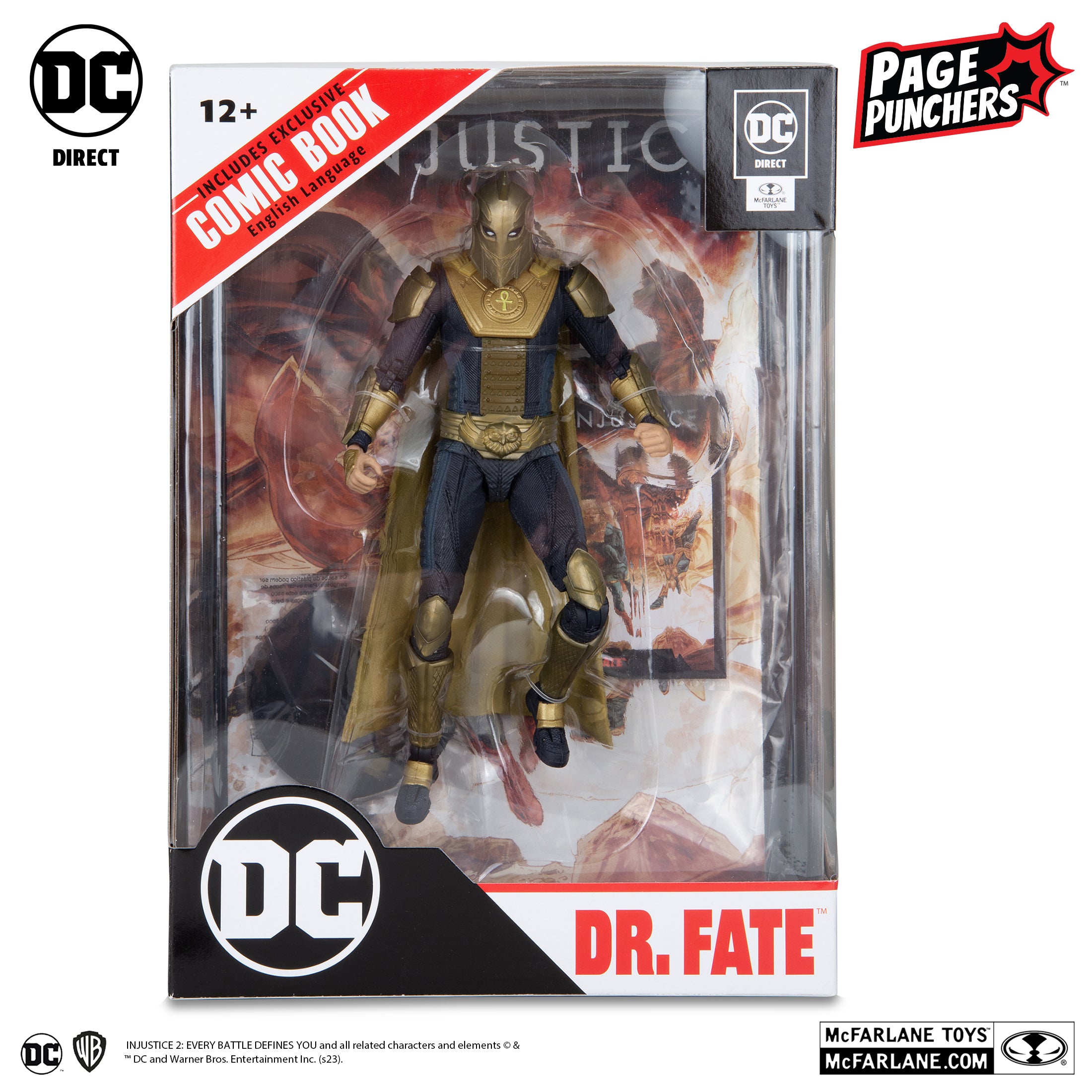 Dr. Fate Injustice 2 Comic (DC Page Punchers) Figure By McFarlane