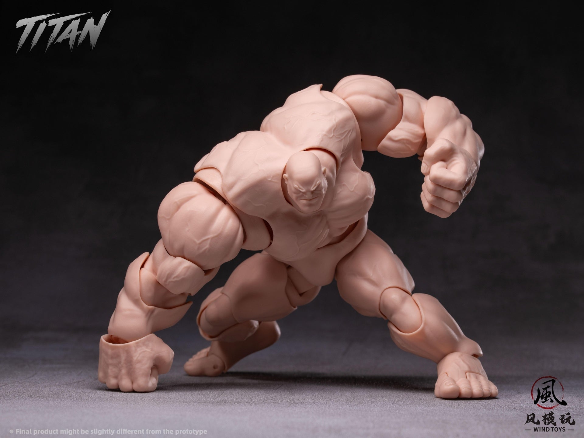 Titan 1/12 Super Action Muscle Body (Light Skin) by WIND TOYS