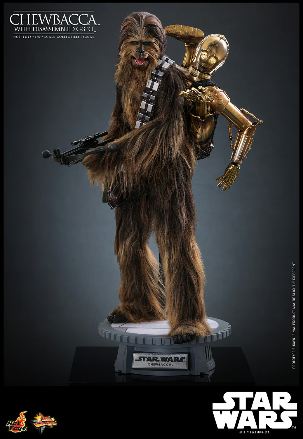 Chewbacca™ with Disassembled C-3PO™ By Hot Toys