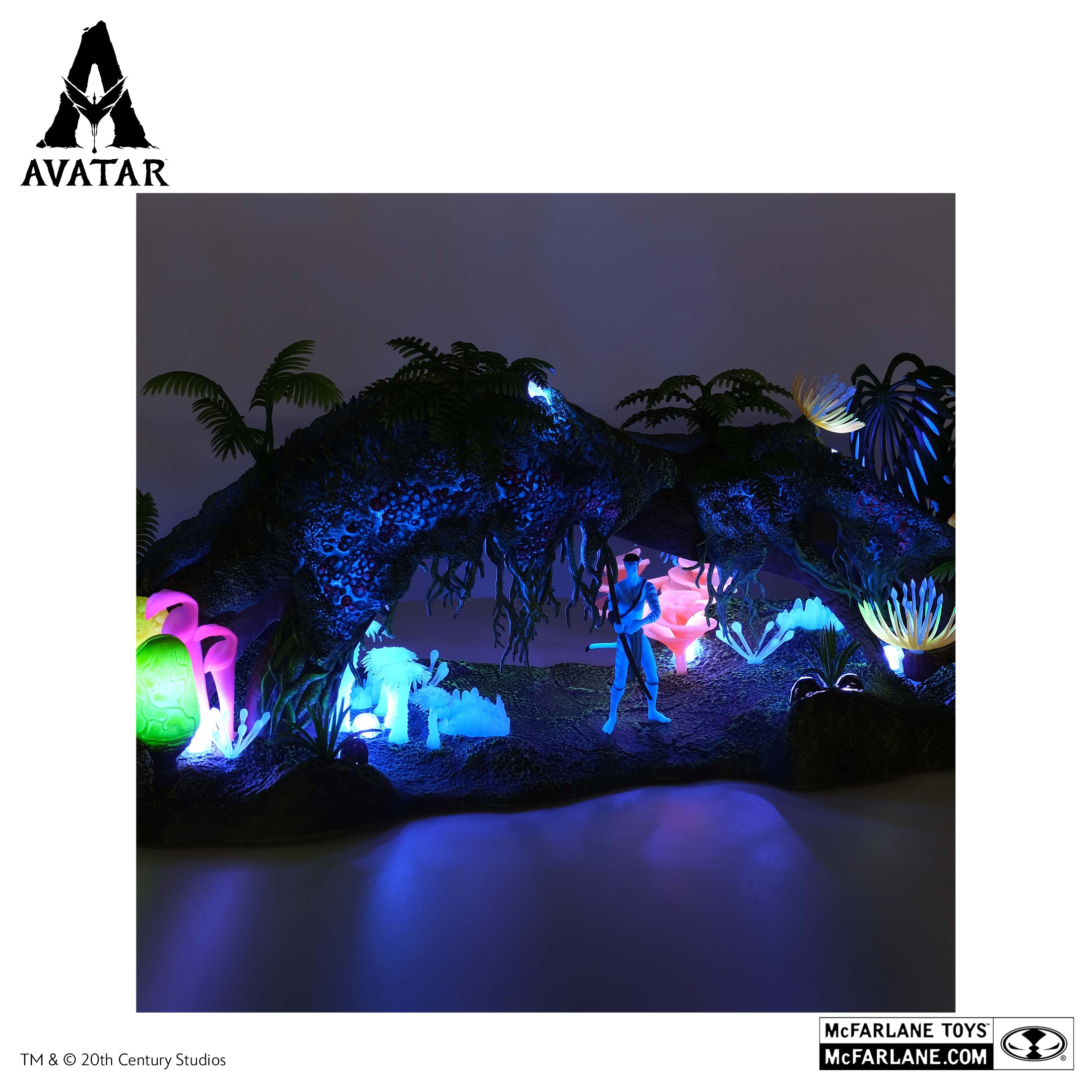 Avatar: Omatikaya Rainforest With Jake Sully By Mcfarlane