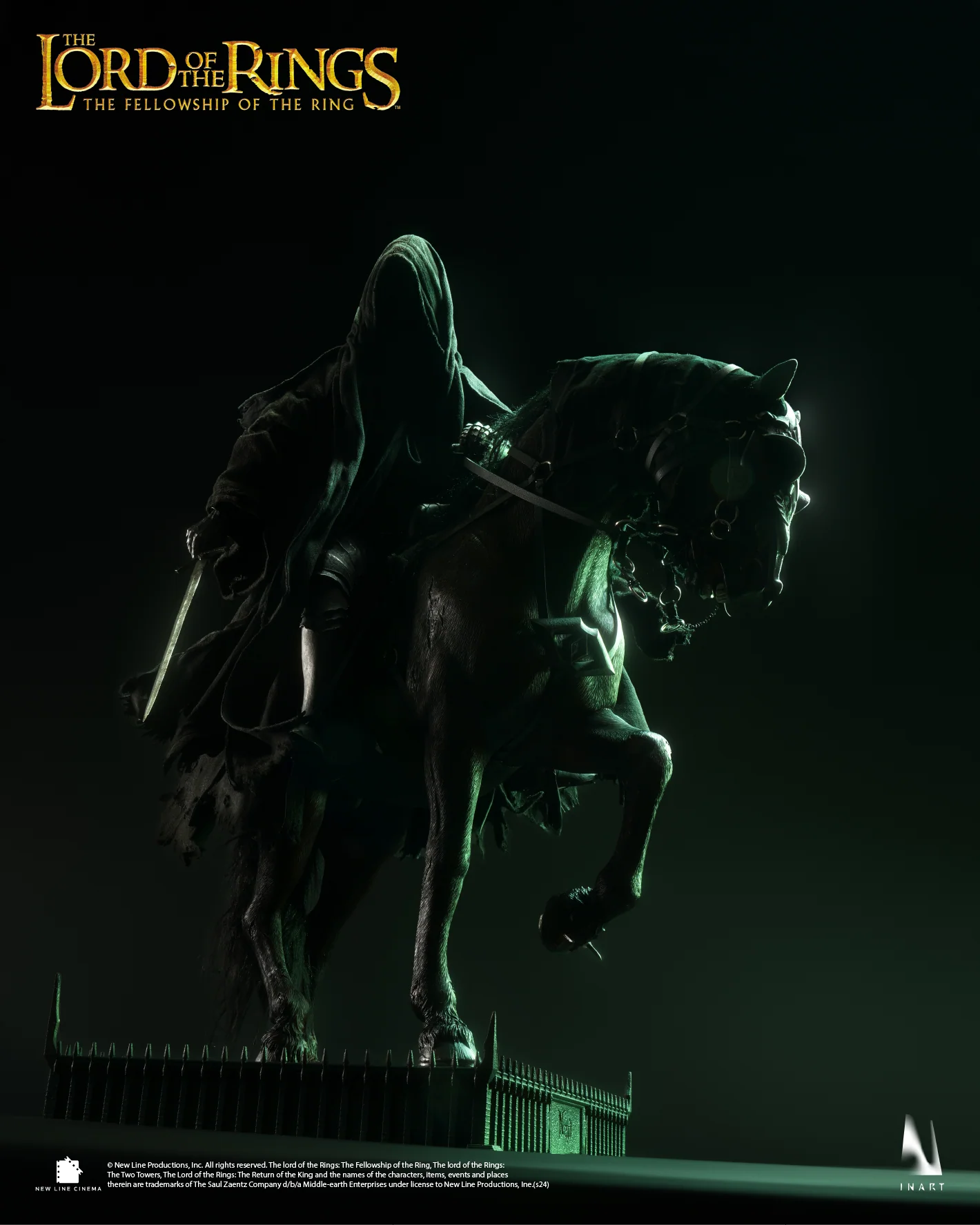 Nazgûl (Ringwraith) Sixth Scale Deluxe Version with Horse Figure