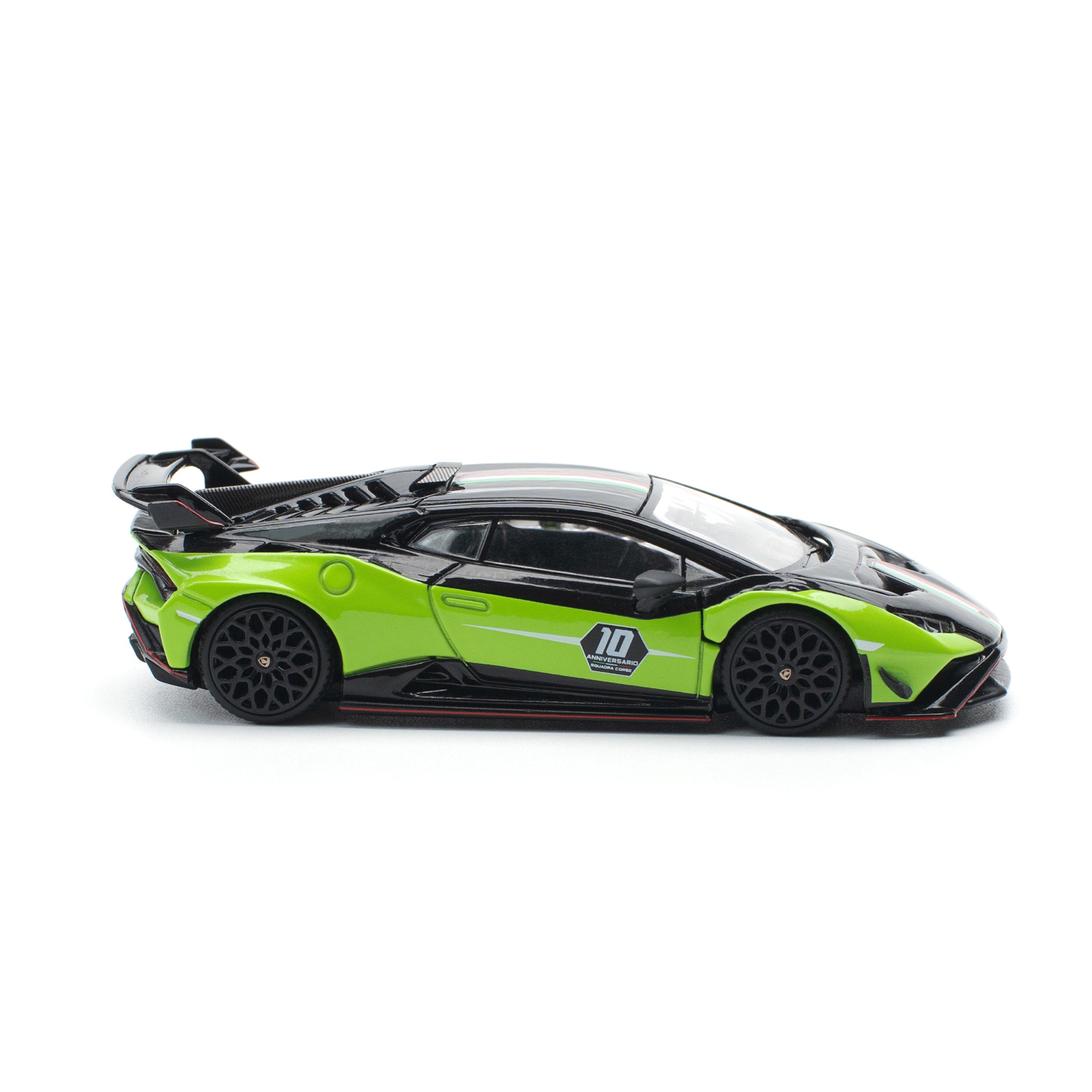 LAMBORGHINI HURACAN STO (LP640-2) 10 ANNIVERSARIO (Green/Black) PR640189 by Pop Race