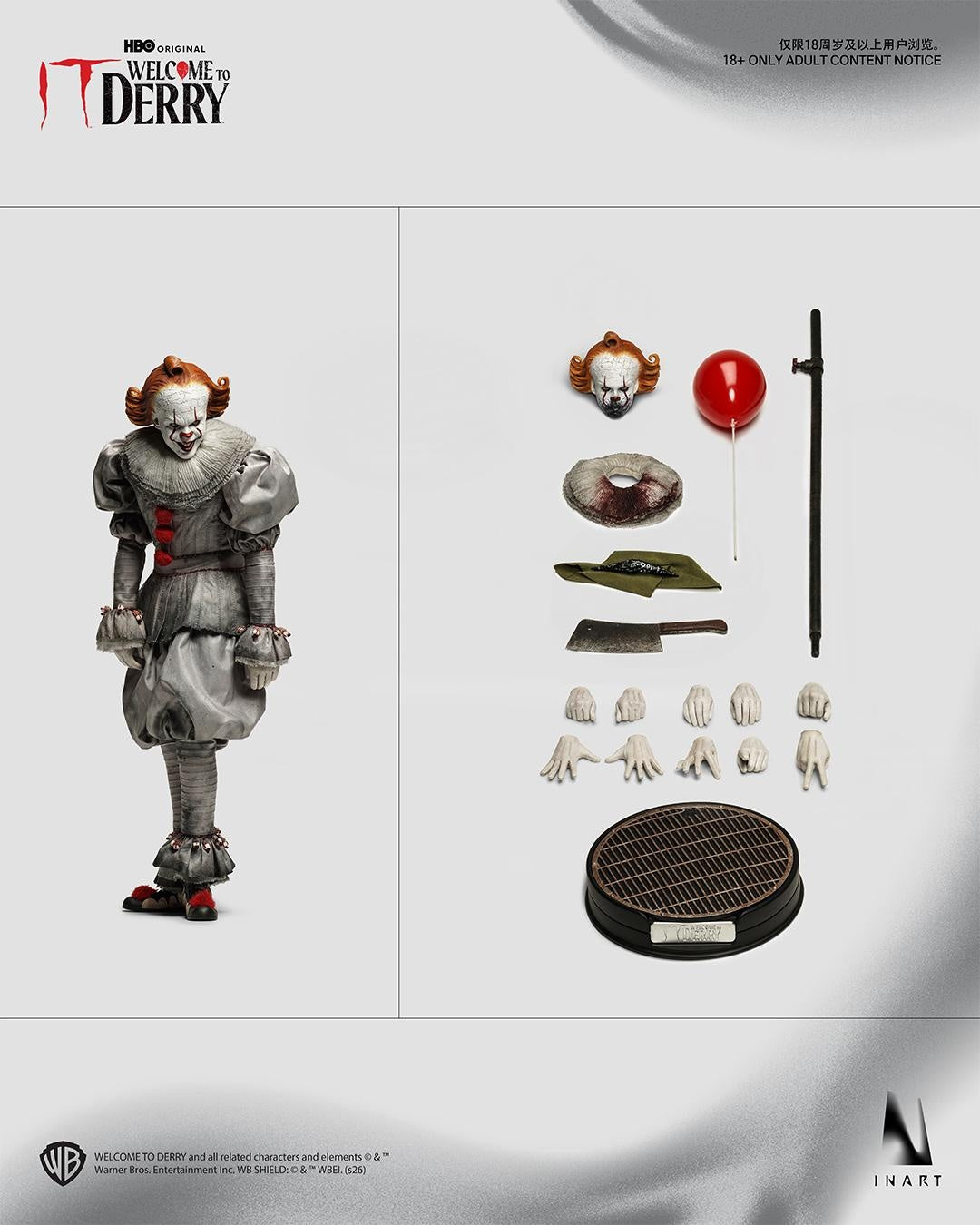 IT: Welcome to Derry Season 1 - Pennywise 1/6 Figure by INART