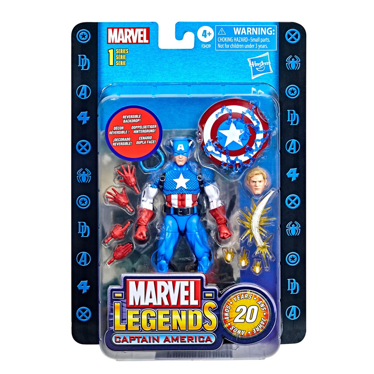 Marvel Legends 20th Anniversary Captain America Action Figure