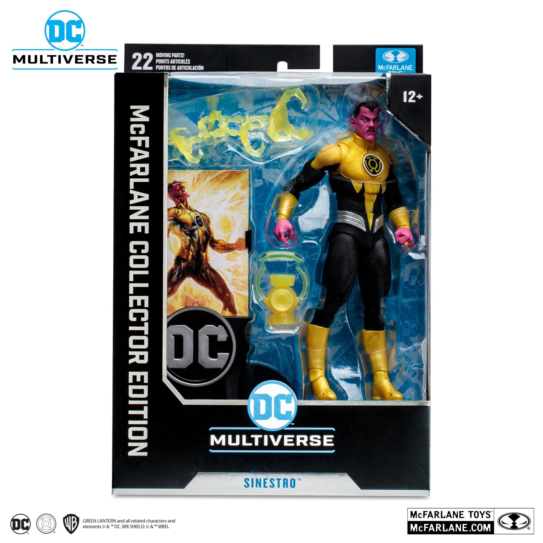 Sinestro Corps Wars  Collector Edition 7" Figure By McFarlane